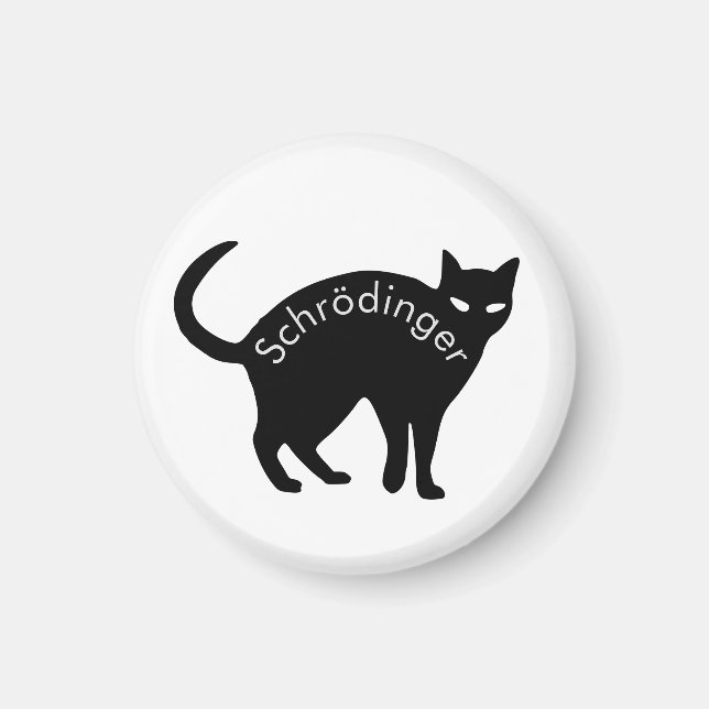 Schrödinger-Katze Magnet (Vorne)