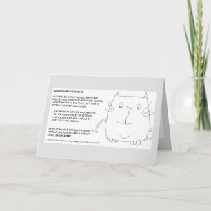 Schrodinger-Katze: Muttertag Karte