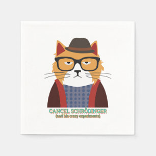 Schrodinger-Katze Serviette