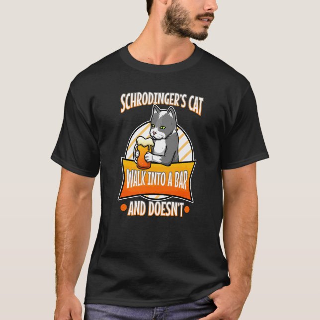 Schrodinger-Katze T-Shirt (Vorderseite)