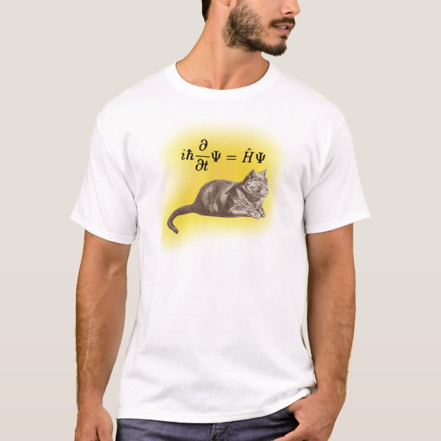 Schrodinger Katze T-Shirt (Vorderseite)