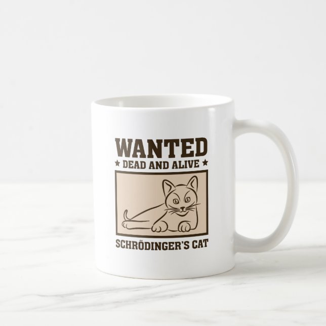 Schrodinger-Katze Tasse (Rechts)