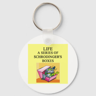 Schrodinger-Katzenwitz Schlüsselanhänger