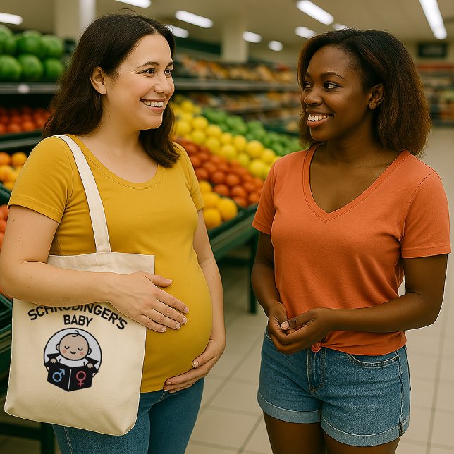 Schrödingers Baby-Tragetasche – Junge oder Mädchen Tragetasche (Von Creator hochgeladen)