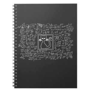 Schrodingers Cat Box Funny Science Nerd Physik Notizblock