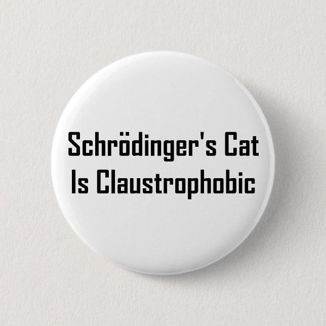 Schrodingers Cat Button (Vorderseite)