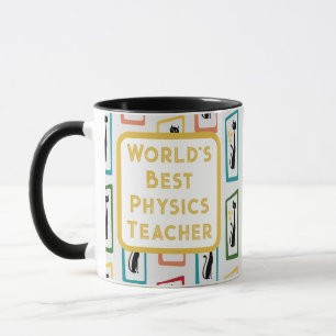 Schrödingers Cat Mid Century Modern farbig Tasse
