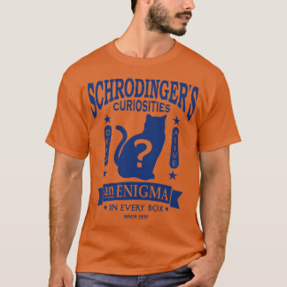 Schrodingers Cat Quantum Mechanics Paradox Geek T-Shirt