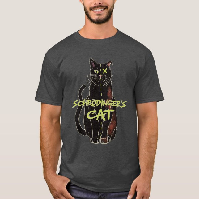 Schrodingers Cat-T - Shirt - Physik-Geschenk (Vorderseite)
