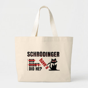 Schrodingers Dillema Jumbo Stoffbeutel