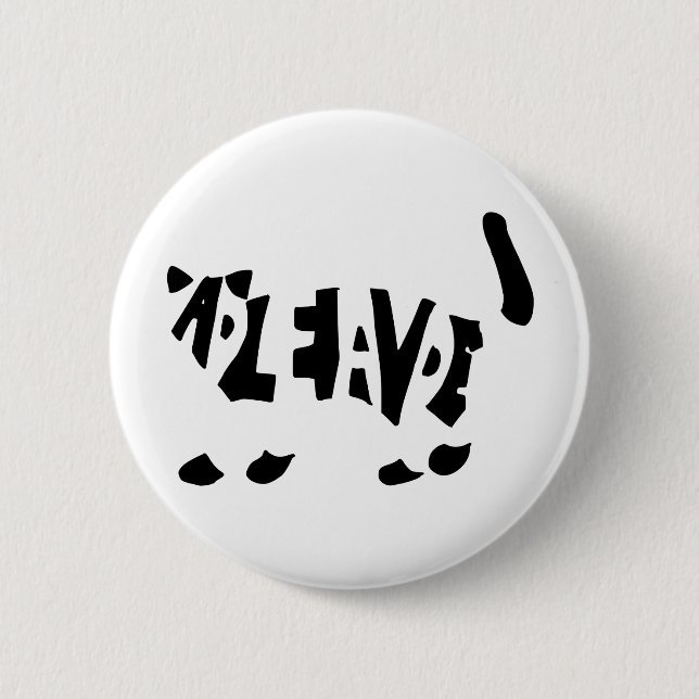 Schrödingers Katze Button (Vorderseite)