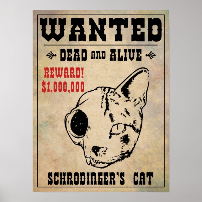 Schrodingers Katze Gewollt II Poster (Vorne)