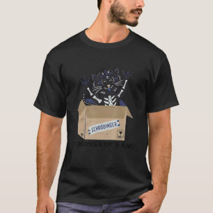 Schrödingers Katze Katzenskelett Katzen Tag Hallo T-Shirt