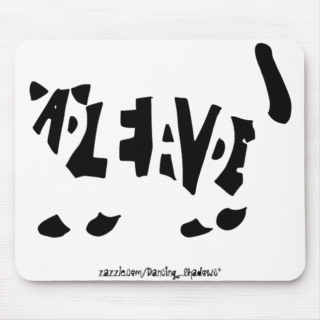 Schrödingers Katze Mousepad (Vorne)