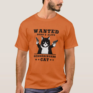 Schrödingers Katze Paradoxon Quantenmechanik Physi T-Shirt