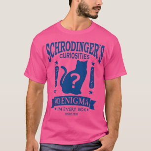 Schrödingers Katze Quantenmechanik Paradox Geek T-Shirt