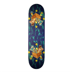Schrödingers Katze Skateboard