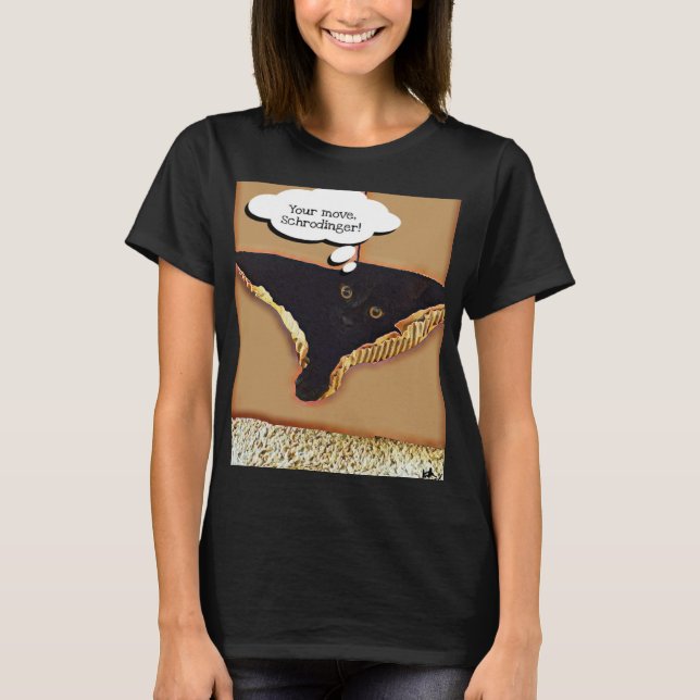 Schrodingers Katze T-Shirt (Vorderseite)