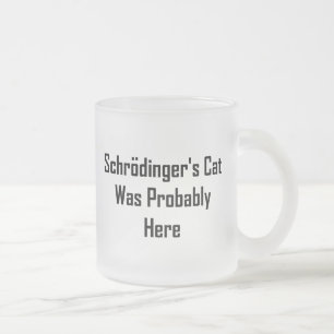 Schrodingers Katze war vermutlich hier Mattglastasse