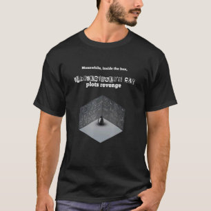 Schrödingers Katzenschachtel-Rache-Witz-Physik T-Shirt