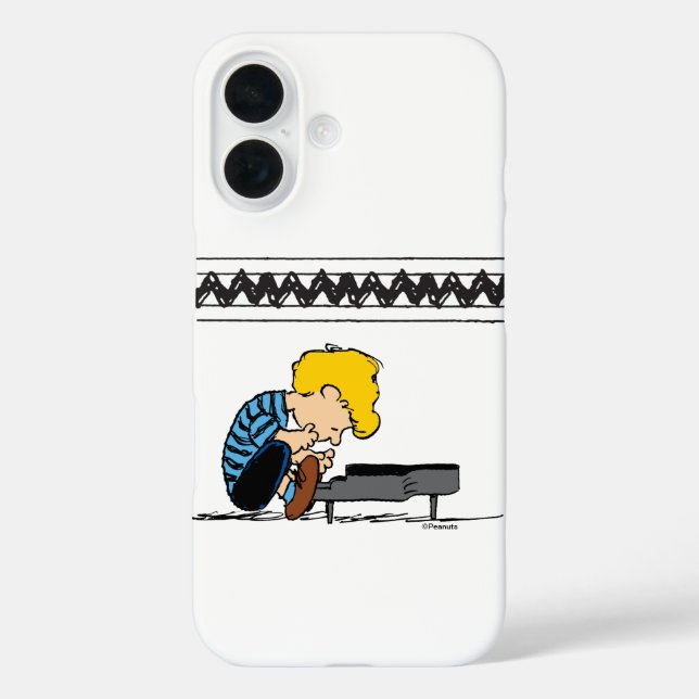 Schroeder Charlie Brown Music Case-Mate iPhone Hülle (Rückseite)