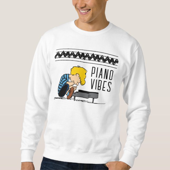 Schroeder Charlie Brown Music Sweatshirt (Vorderseite)