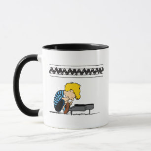 Schroeder Charlie Brown Music Tasse