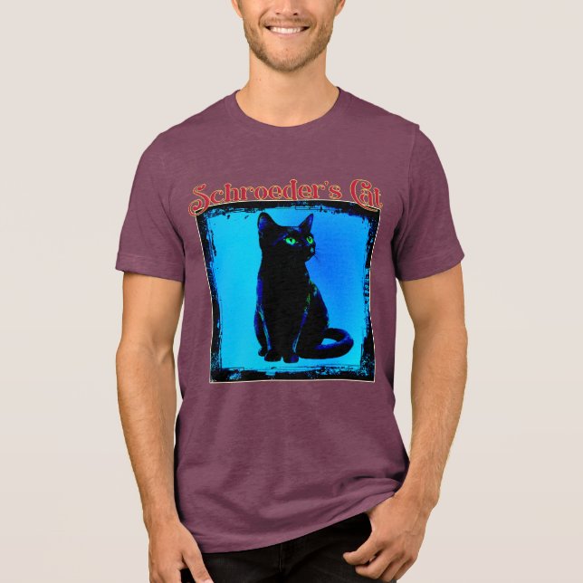 Schroeder's Cat Tri-Blend Shirt (Vorderseite)