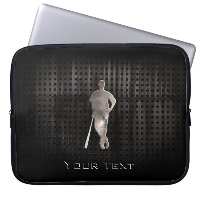 Schroffer Baseball Laptopschutzhülle (Vorderseite)