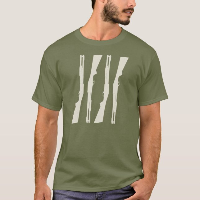 Schrotflinte 12GA = Splattered Melone T-Shirt (Vorderseite)