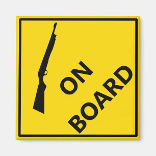 Schrotflinte an Bord Magnet