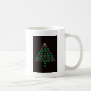 Schrotflinte-Muschel-Weihnachtsbaum Kaffeetasse