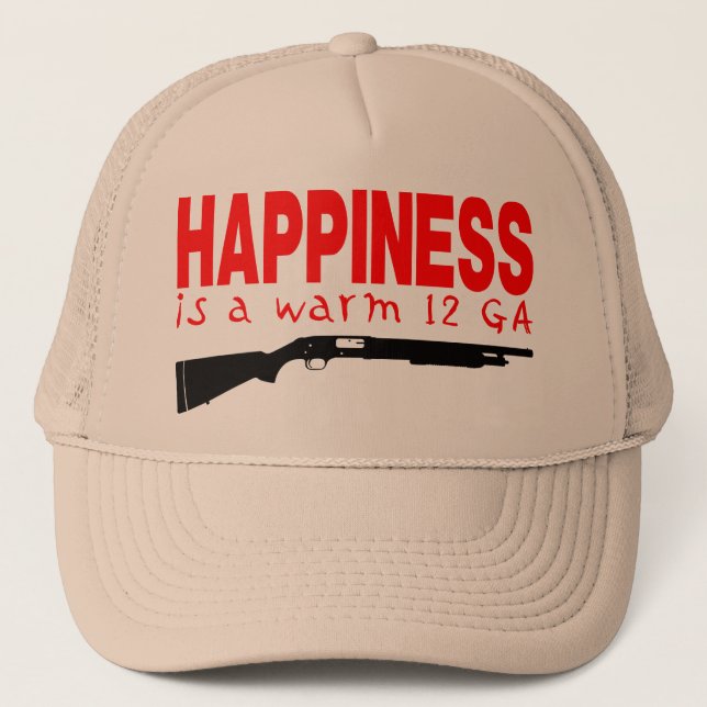 SCHROTFLINTE-SCHIESSEN TRUCKERKAPPE (Vorderseite)