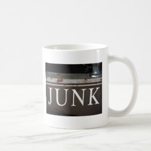 Schrott: Vintage Abschleppwagen Schild Kaffeetasse