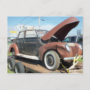 Schrottauto, 2 postkarte