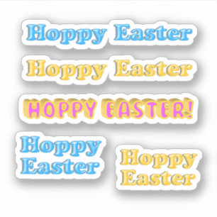 Schrottbuchhaltung Frohe Ostern Aufkleber