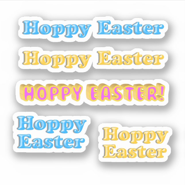 Schrottbuchhaltung Frohe Ostern Aufkleber (Vorderseite)