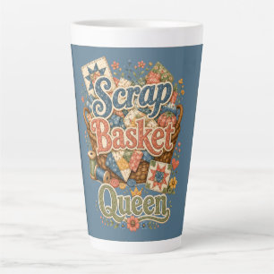 Schrottkorb Königin Quilter Cottagecore Milchtasse