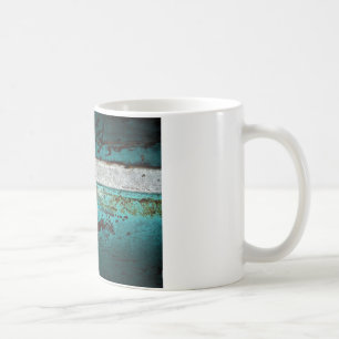 Schrottplatz Vintage-Auto 50er Jahre Türkis Aqua Tasse
