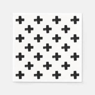 Schrullige Kreuz-Servietten Serviette