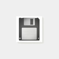 Schrullige Retro leere Diskette