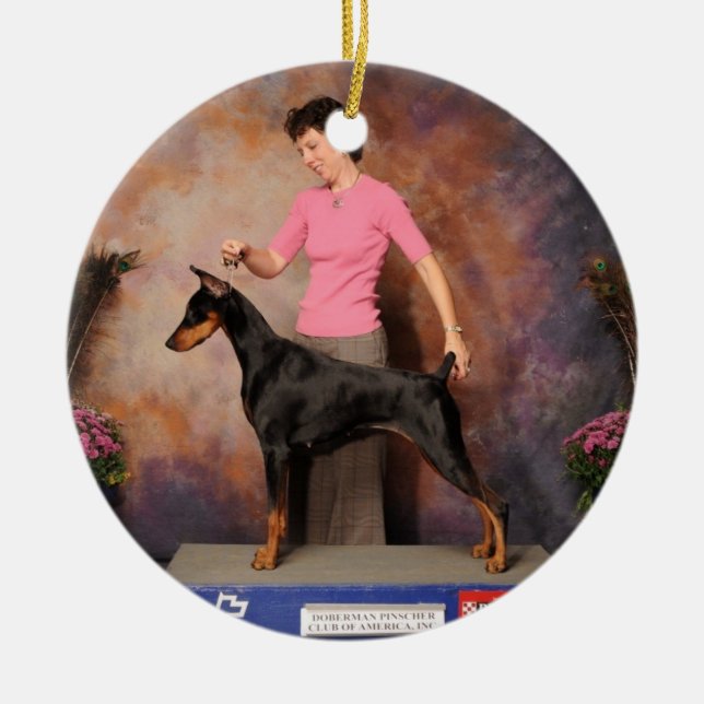 Schrullige Verzierung Keramik Ornament (Vorne)