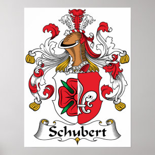 Schubert Familienwappen Poster