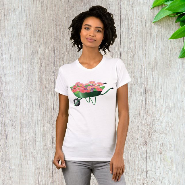 Schubkarre mit Blume T - Shirt (Von Creator hochgeladen)