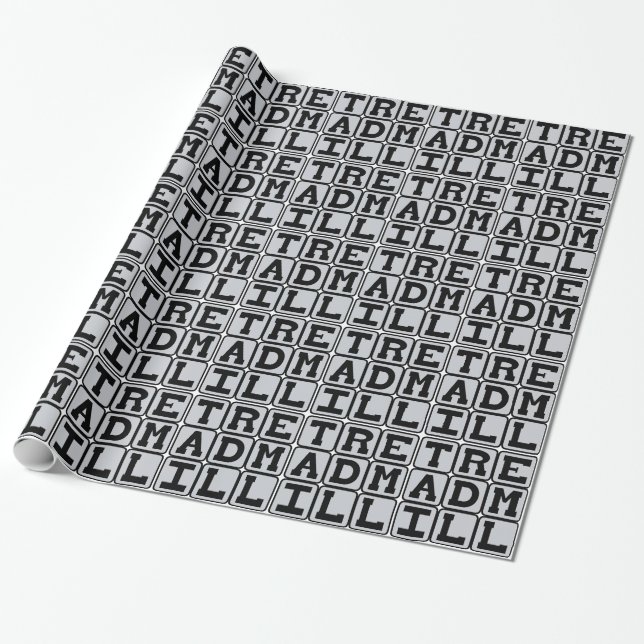 Schubkarre, Übungsgerät Geschenkpapier (Ungerollt)