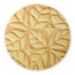 Schublade Ziehen, gelbes Fliesenmuster Keramik Kno Keramikknauf