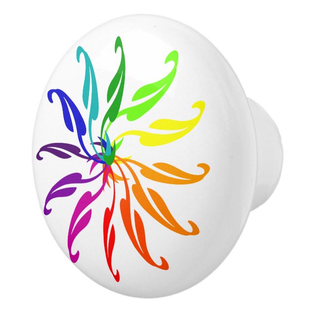 Schubladen - Blätter für das Farbrad Keramikknauf (Rechts)