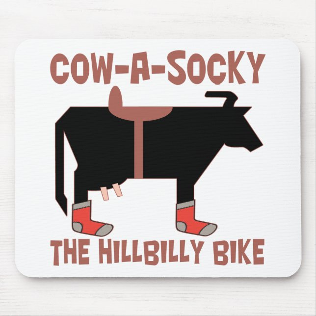 Schüchtern Sie ein Socky ein Mousepad (Vorne)