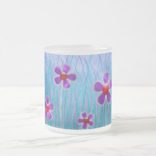Schüchterne Gänseblümchen-Tasse Mattglastasse