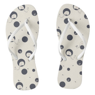 Schüchternes Elefant-Muster Flip Flops